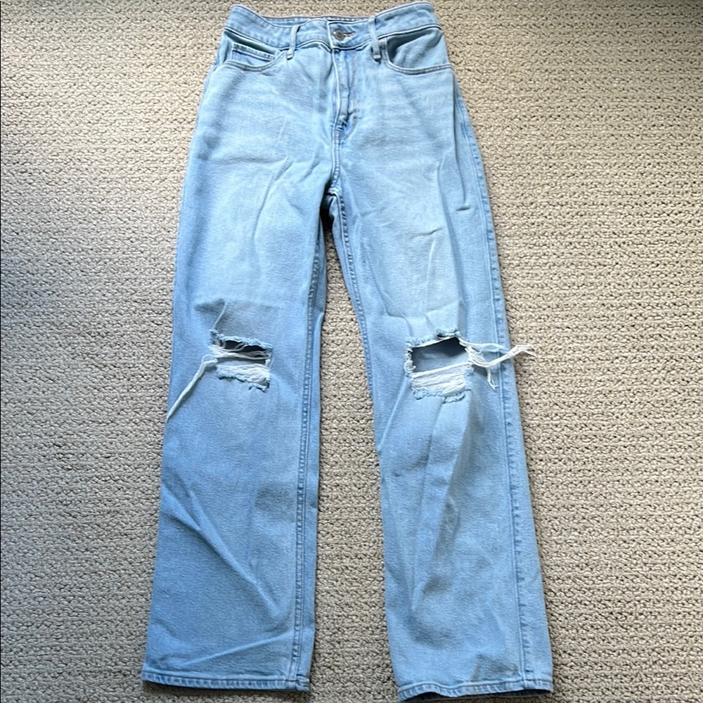 Hollister Ultra High-Rise Dad Jean